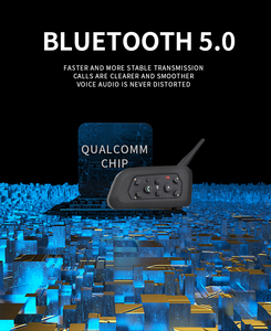 Nouveauté TOUCARE V6 Intercom Bluetooth Mesh pour <span class=keywords><strong>moto</strong></span> 32 motards avec partage de musique, Full Duplex longue portée - Product Image 2