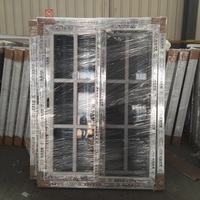 PSW80-ventanas correderas de PVC a prueba de hurricane, ventanas deslizantes de vidrio gris