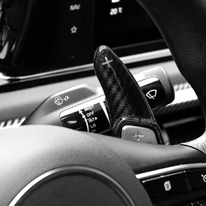 Palanca de cambios de fibra de carbono para <span class=keywords><strong>Hyundai</strong></span> Creta Staria <span class=keywords><strong>Tucson</strong></span> 2022-2024, palanca de cambios híbrida enchufable N-Line Sonata DN8 para volante de coche - Product Image 6