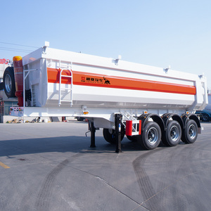 Semirremolque Volquete Trasero <span class=keywords><strong>de</strong></span> 3 <span class=keywords><strong>Ejes</strong></span> y 40 Toneladas <span class=keywords><strong>para</strong></span> Piedra y Arena - Product Image 1
