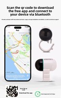 Localizador GPS para Palomas de Competición, Anillo Magnético de PVC con Chip, Ubicación en Tiempo Real, Bluetooth/WiFi 4G Android, Resistente al Agua IP67, Llamadas
