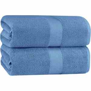 Serviette de bain en coton 100% tissé, 70x140m, 500gsm, certifiée OEKO-TEX, écologique, best-seller au Canada - Product Image 1