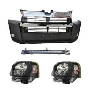 Factory Supply Front Rear Bumper Facelift Wild Conversion Car Body Kit bodykit for Toyota Hiace 2006 Upgrade Change to 2016