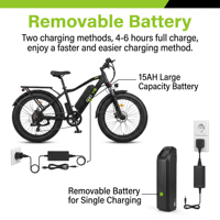 Vélo électrique OUXI V8 48V 15Ah 750W 1000W tout-terrain avec pneus larges, vélo électrique de montagne V8, vélo électrique V8 conforme aux normes EN15194 CE, cyclomoteur V8, OEM