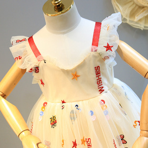 Nouveaux produits : Robes tutu d'été pour filles, style musulman, personnages de dessins animés, pour anniversaires, vente en gros depuis la Chine - Product Image 4
