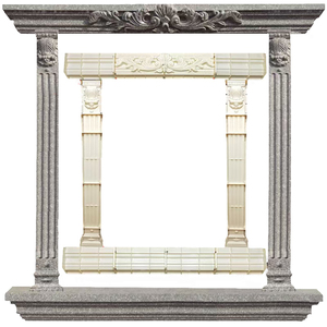 Moulure de cadre de fenêtre en ABS de style européen classique – <span class=keywords><strong>Pot</strong></span> de fleurs et jardinière portable pour jardin et projets de bricolage - Product Image 6
