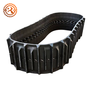 Sistema di Cingoli Completo Rinforzato con Cingoli in Gomma Nera Resistente agli Urti per Cantieri Versatili - Product Image 4