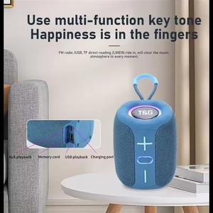 ลำโพงไร้สายแบบพกพา TG658ใหม่ซาวด์บาร์วิทยุเอฟเอ็ม AUX เล่นการ์ด TF ในร่มสนุกตั้งแคมป์ขี่เพลงเดินป่า - Product Image 3