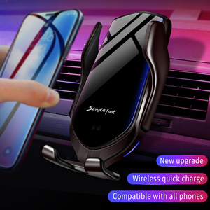 Support de téléphone de voiture Portable 10W Lnfrare <span class=keywords><strong>chargeur</strong></span> sans fil de voiture à <span class=keywords><strong>induction</strong></span> 2 en 1 support de téléphone à charge rapide <span class=keywords><strong>pour</strong></span> <span class=keywords><strong>iphone</strong></span> - Product Image 4