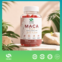 Gummies Maca Plus OEM ODM 7500mcg Énergie, Endurance, Équilibre Hormonal, Soutien Fessiers et Hanches, Complément Alimentaire, 60 Gummies