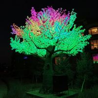 Programmier bare große Smart LED Beleuchtete Baum lampe mit Multifunktionen