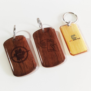 CKTRFID Thẻ Rfid Chìa Khóa Gỗ Có Thể Ghi Lại Thẻ NFC Mini Có Móc Khóa - Product Image 3