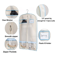 Housse de rangement pour robe de mariée longue, personnalisable avec logo, en tissu non tissé, avec fenêtre transparente, pour vêtements de mariage écologiques