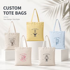 Sacs fourre-tout en toile personnalisés en gros, sacs de shopping réutilisables 100% coton avec logo personnalisé, fabricant OEM ODM - Product Image 1