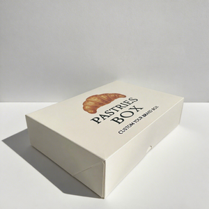 Boîte <span class=keywords><strong>à</strong></span> emporter ondulée personnalisée Boîte de boulangerie bretzel en relief pour emballage de scone rouleau de <span class=keywords><strong>cannelle</strong></span> croissant - Product Image 3