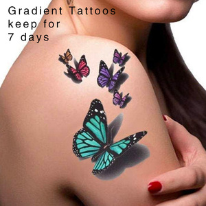 Adesivi per Tatuaggi Temporanei 3D Moonlight di Alta Qualità, Non Tossici ed Ecologici, 9cmx19cm, Impermeabili, <span class=keywords><strong>Stampa</strong></span> CMYK/PMS - Product Image 2