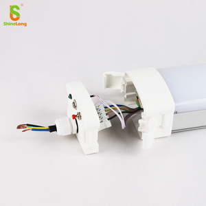 Anti-glare Solid IP66 LED Linear Tri-proof Batten <b>Light</b> Warehouse <b>Corridor</b> Strip <b>Light</b> - Product Image 1