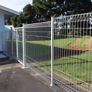 Clôture de jardin en treillis métallique incurvé 3D de haute qualité, revêtement en PVC, acier galvanisé, <span class=keywords><strong>panneau</strong></span> de clôture 3D - Product Image 4