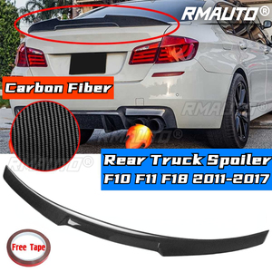 สปอยเลอร์ F10 คาร์บอนไฟเบอร์แท้ สไตล์ M4 ชุดแต่งฝากระโปรงท้าย สำหรับ BMW F10 F11 F18 M5 ปี 2011-2017 สปอยเลอร์หลัง อุปกรณ์ตกแต่งรถยนต์ - Product Image 1