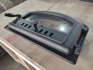 <span class=keywords><strong>Puerta</strong></span> de Horno de Hierro Fundido con Vidrio para Estufa de Leñ<span class=keywords><strong>a</strong></span> o Horno de Ladrillo - Product Image 4