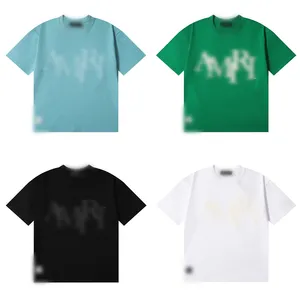 I:I Avinie 2024 New Arrival Hip Hop Pattern Summer Trendy T-Shirt Korean Style Ami Designer Brand Ri Men's T-Shirt
