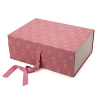 Scatola d'imballaggio nera del regalo dell'abbigliamento dell'abbigliamento dell'indumento della carta del cartone di lusso su ordinazione