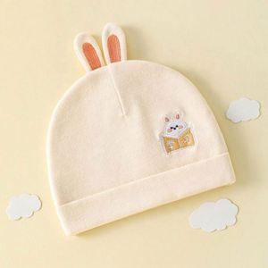 Venta al por Mayor de Gorros Cálidos de Algodón para Bebés Recién Nacidos con Estampado de Puntos y Dibujos Animados, Diseño Unisex para Playa y Uso Diario, Personalizables - Product Image 1