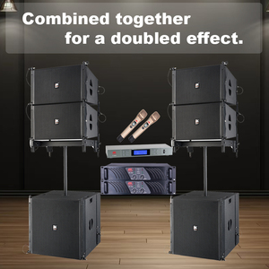 Dòng mảng Loa 18 inch loa siêu trầm soundbar boomboxes <span class=keywords><strong>Hi</strong></span> <span class=keywords><strong>Fi</strong></span> hệ thống âm thanh cho <span class=keywords><strong>hi</strong></span>ệu suất sân khấu Powered Loa Sub woofer - Product Image 2