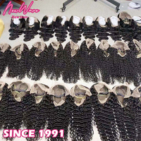 Cabello Virgen Indio Rojizo NewWave 15A, 13x4 HD, Encaje Frontal Completo, Cutícula Alineada, Sin Pegamento, para Peluca