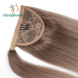 Changshunfa Human Hair <strong>Ponytail</strong> Extension Silky Easy Installation Remy Seamless Hair