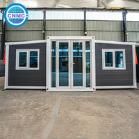 Casa Container Espandibile Prefabbricata di Alta Qualità da 20 Piedi con 2, 3 o 4 Camere da Letto, Edificio Modulare Prefabbricato