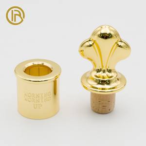 Tapa de Botella de Vino y Whisky de Lujo OEM/ODM en <span class=keywords><strong>Oro</strong></span>, Plata y Zamak con Bomba Antiderrames Personalizable, Capacidad de <span class=keywords><strong>750</strong></span> ml para Envasado de Vino - Product Image 4