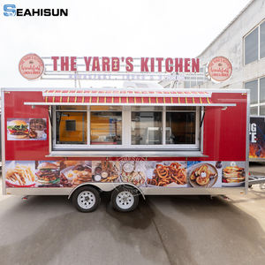 Мобильный кофейный грузовик хот-дог прицеп тележка жареная курица мобильный кухонный трейлер пицца бургеры прицеп грузовик тако еда грузовик - Product Image 3