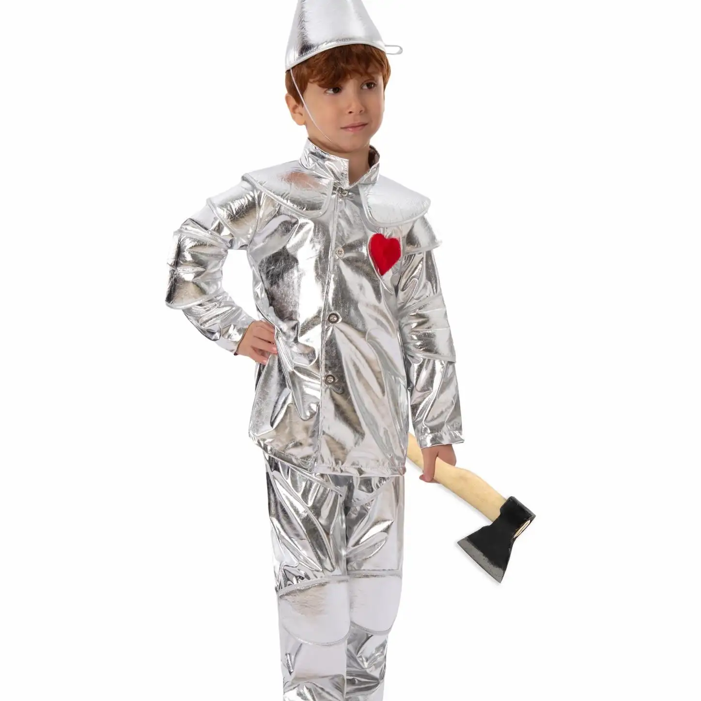 New Wizard Oz Tin Man Cosplay Children's Costume Party Holiday