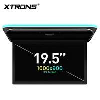 Monitor de Techo para Auto XTRONS de 19.5 Pulgadas con Pantalla IPS de 1600x900P, 2+32GB, Altavoces Integrados, Entrada AV Dual HD, Reproducción de Video 4K