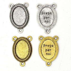 San Benito PARA LA Medalla Milagrosa Nuestra Señora <span class=keywords><strong>Guadalupe</strong></span> DIY Oración Conector <span class=keywords><strong>de</strong></span> 3 agujeros <span class=keywords><strong>Virgen</strong></span> María Rosario Centro <span class=keywords><strong>de</strong></span> mesa Niños - Product Image 3