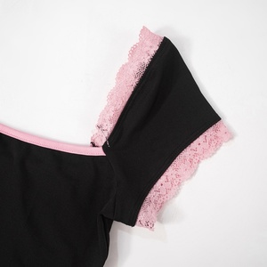 Viviblook K24RP266 Barboteuse une pièce en dentelle à col carré pour fille épicée pour femme - Product Image 6