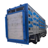 Camion frigorifique Dongfeng KL 8x4 12 roues pour le transport de bétail et de volailles (Euro 2, capacité 41-50t, MGV 25-30T)