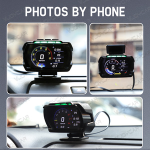 Kỹ thuật số xe HUD hiển thị OBD thông minh đo rpm Tốc độ màn hình LCD xe công tơ mét OBD2 công cụ chẩn đoán - Product Image 6