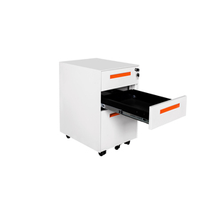 Meuble de bureau moderne de haute qualité avec 3 tiroirs verrouillables en métal, gain de place, vente directe d'usine, pour bureau, maison, école - Product Image 4