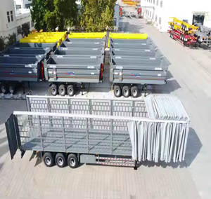 Remorque à plat 3 axes de 13m de long à bas prix avec une charge utile de 150kg Dimensions de 1530x670x930mm Peinture électrophorétique en vente! - Product Image 2