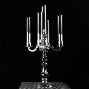Candelabro in Cristallo a 5 Bracci per Matrimoni in Offerta Speciale, Centrotavola <span class=keywords><strong>Natalizio</strong></span>, <span class=keywords><strong>Candeliere</strong></span> all'Ingrosso - Product Image 5