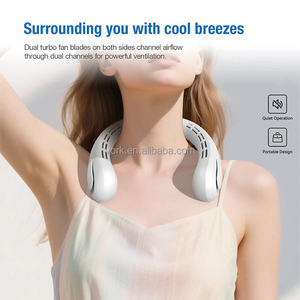 Ventilador de Cuello sin Aspas a <span class=keywords><strong>Precio</strong></span> Mayorista, 5 Velocidades Ajustables, Recargable Tipo-C de 4000mAh, Silencioso y Portátil para Compradores B2B - Product Image 4
