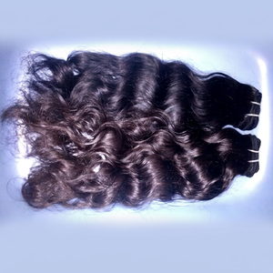 18'' Wholesale Unprocessed Raw Virgin Remy Hair Extensions 100% Natural Indian Human Hair 100g Packaged Remy Hair Price - Product Image 1