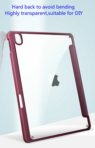 Kenke étui pour <span class=keywords><strong>Apple</strong></span> <span class=keywords><strong>iPad</strong></span> Pro 12.9 4e 5e 3e <span class=keywords><strong>génération</strong></span> avec support mince Pu Smart support à trois volets housse de protection pour tablette - Product Image 3