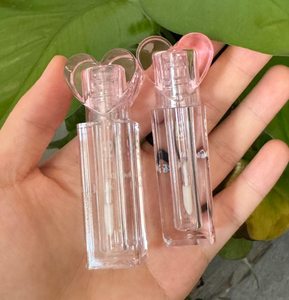 Contenitori lucidalabbra trasparenti vuoti personalizzati nuovo Design grande applicatore a spazzola a fungo chiaro vuoto tubo lucidalabbra tubo lucidalabbra - Product Image 3