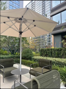Fabrik anpassen wasserdichte Esszimmers tühle und Tische Outdoor Aluminium rahmen Patio Garden Dining Hote Schwimmbad Rattan Stuhl - Product Image 4