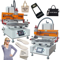 Machine d'impression sérigraphique semi-automatique monocouleur 30*50 pour gobelets en plastique, sacs en papier, logo, équipement d'impression