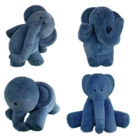 Statue gonflable de mascotte d'animaux sauvages sur mesure, éléphant gonflable personnalisé en tissu Oxford, impression par sublimation couleur intégrale