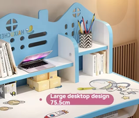 Meubles d'école préscolaire en bois modernes pour enfants, ensemble de chaise et de bureau ergonomiques à hauteur réglable, pour salon, chambre, école